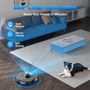 Tikom L8000 Plus Self-Emptying Robot Vacuum and Mop