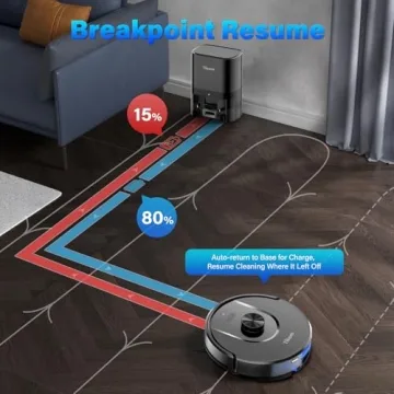 Tikom L8000 Plus Self-Emptying Robot Vacuum and Mop