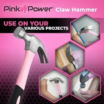 Pink Power 16oz Hammer – Stylish Tool for Women