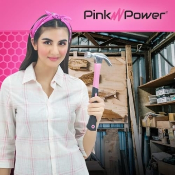 Pink Power 16oz Hammer – Stylish Tool for Women