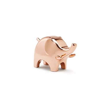 Umbra Anigram Elephant Ring Holder - Stylish Copper Design