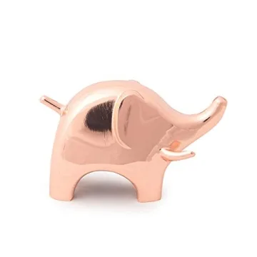 Umbra Anigram Elephant Ring Holder - Stylish Copper Design