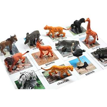 Montessori Safari Animal Match - Engaging Learning Toy
