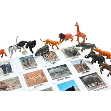 Montessori Safari Animal Match - Engaging Learning Toy
