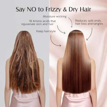 YFONG Double Layered 100% Silk Bonnet for Women, 22 Momme Pure Mulberry Silk Sleep Cap with Adjustable Elastic Band Stay On Head，Reduce Frizz, Keep Hairstyle, Soft & Breathable, Pink, M