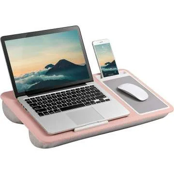 Blush Pink LapDesk for up to 15.6" Laptops