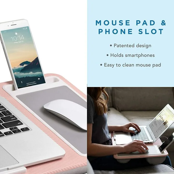 Blush Pink LapDesk for up to 15.6" Laptops