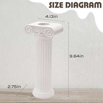 Elegant Saihisday Greek Roman Style Vase for Decor