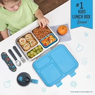 Bentgo Kids Stainless Steel Lunch Box for Ages 3 Plus