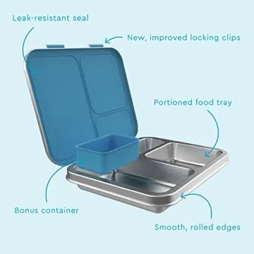 Bentgo Kids Stainless Steel Lunch Box for Ages 3 Plus