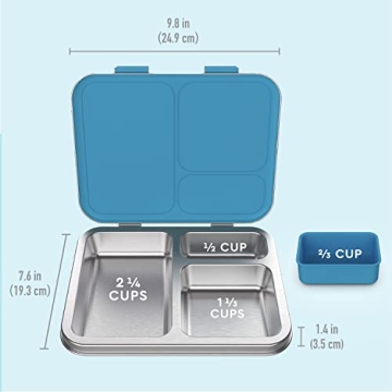 Bentgo Kids Stainless Steel Lunch Box for Ages 3 Plus