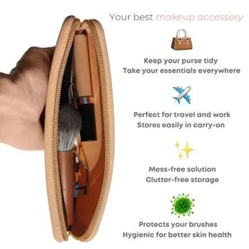 Brush Bubble Silicone Makeup Brush Holder for Travel