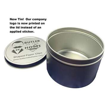 Butler in the Home Dog Dachshund Shaped Paper Clips Great for Paper Clip Collectors or Dog and Pet Lovers (Style #2) (Brown 100 Count)