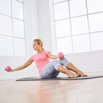 Stott Pilates Merrithew Toning Ball – 2 lbs (Pink)