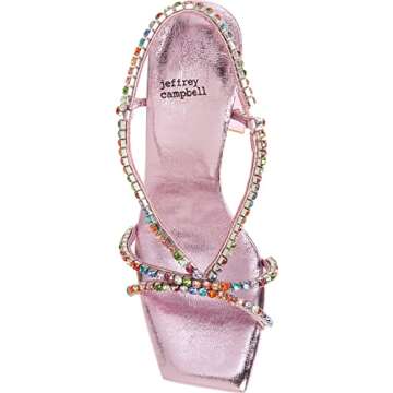 Jeffrey Campbell NUITE Heels Lilac Pastel Multi Style