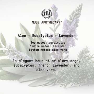 Muse Apothecary Room Ritual - Aromatic and Relaxing Room Mist, 8 oz, Infused with Natural Essential ...