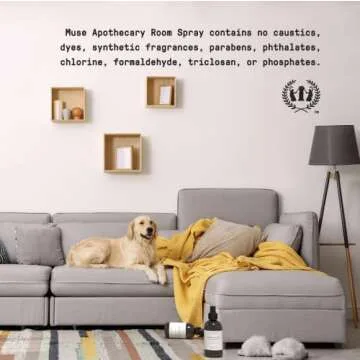 Muse Apothecary Aromatic Room Mist with Essential Oils 8 oz