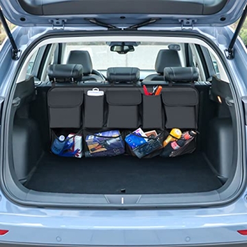 AXELECT Car Trunk Organizer - 9 Pocket Hanging Storage