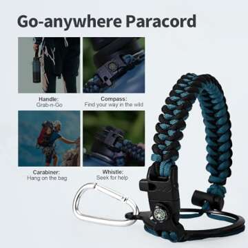 WixByti 40 oz Insulated Water Bottle - Cold for 48 Hrs