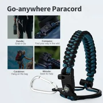 WixByti 40 oz Insulated Water Bottle - Cold for 48 Hrs