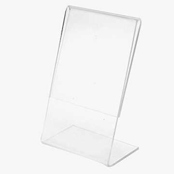 Snap 5-inch-by-7-inch Clear Bent Frame