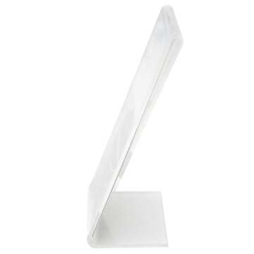 Snap 5-inch-by-7-inch Clear Bent Frame