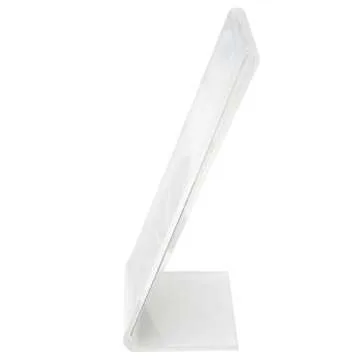 Snap 5-inch-by-7-inch Clear Bent Frame