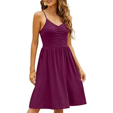 YATHON Casual Summer Dresses with Pockets for Women