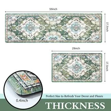 MATBAR Anti Fatigue Kitchen Mats Set for Comfort and Style