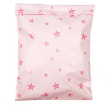 Inspired Mailers 10x13 - Rose Gold Stars Shipping Bags