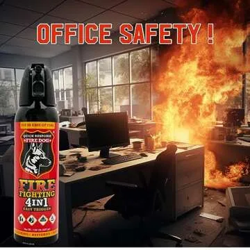 4-in-1 Mini Fire Suppressant - Portable Safety Solution