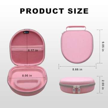 Stylish Hard Shell Headphone Case for JBL, Bose, Sony