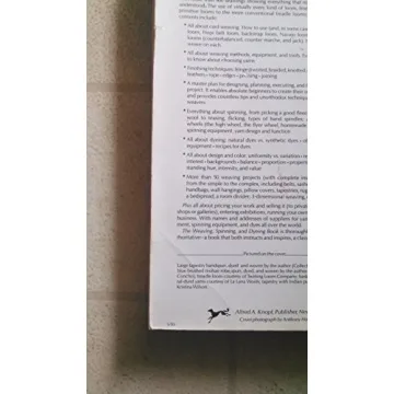 The Weaving, Spinning, and Dyeing Book for Artisans