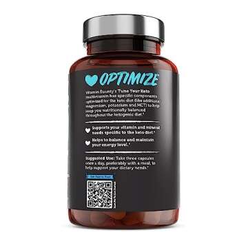 Vitamin Bounty Tune Your Keto Multivitamin – Keto-Specific Nutritional Support with Magnesium, Pot...