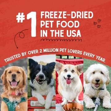 Stella & Chewy's Freeze Dried Raw Dinner Patties – Grain Free Dog Food, Protein Rich Tantalizing T...