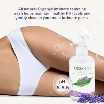 Organyc Feminine Hygiene and Intimate Wash with Lavender, 250 ML