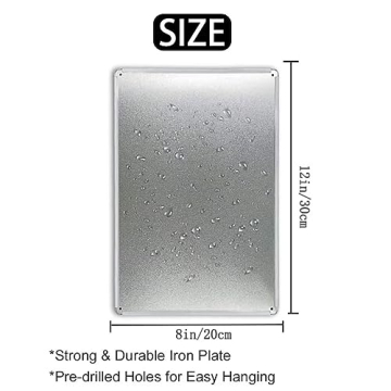 Vintage Thank You Delivery Driver Metal Sign for Home Decor