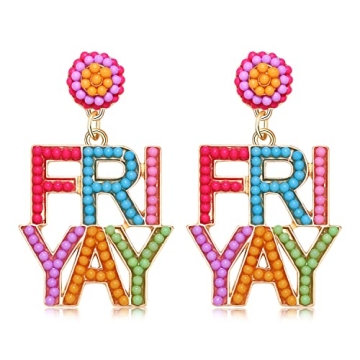 PHALIN Colorful Teacher Earrings - Perfect Appreciation Gift