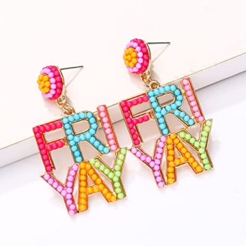 PHALIN Colorful Teacher Earrings - Perfect Appreciation Gift
