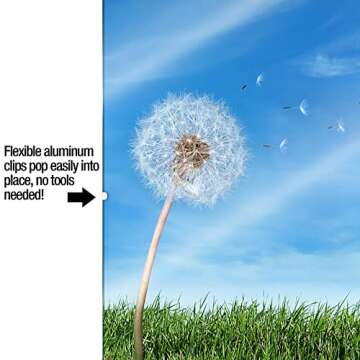 Modern Minimalist Clip Frames - 16x20 Size, 6 Pack