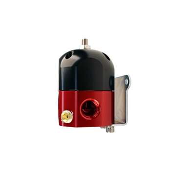 Aeromotive 13204 A1000 Bypass Carburetor Fuel Pressure Regulator, Adjustable, 3-15 PSI, 2-Port