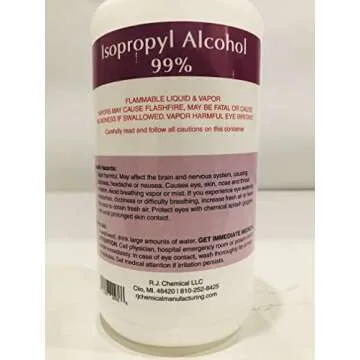Isopropyl Alcohol 99% Strength Gallon - Packed in 4-32 oz. Bottles - 100% Pure