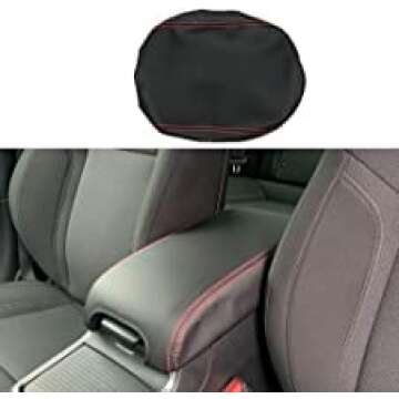 SUDDAL for Dodge Charger Scat Pack Center Armrest Cover 2014 2015 2016 2017 2018 2019 2020 2021 2022 Interior Box Central Armrest Pad fit Scat Pack Interior Accessories (SUDDAL866)