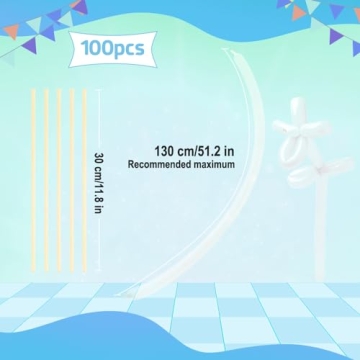 260 Long Balloons 100PCS for Creative Fun and Decor