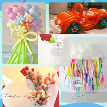 260 Long Balloons 100PCS for Creative Fun and Decor