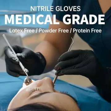 Supmedic Nitrile Exam Gloves - Latex-Free & Food Safe