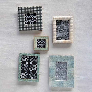 Elegant Creative Co-Op Bone Frame for 4x6 Photos