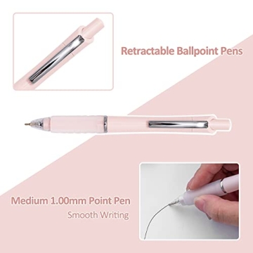 Aisibeiger Ball Point Pen with Comfortable Grip 1.0mm