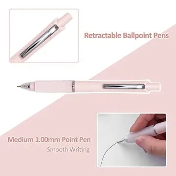 Aisibeiger Ball Point Pen with Comfortable Grip 1.0mm