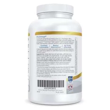 Nordic Naturals ProOmega Fish Oil - 1000 mg Omega-3 - 210 Soft Gels